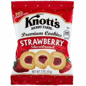 Knotts Shortbread Cookies - Strawberry