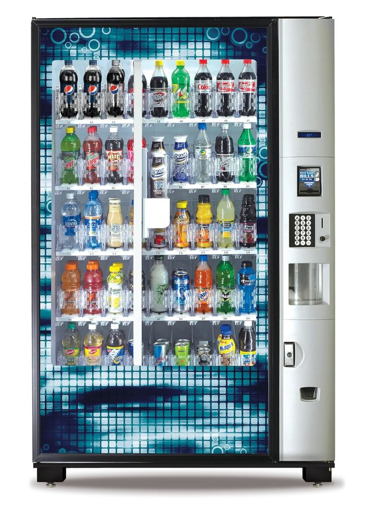 Dixie Narco 5800-4 Bevmax 4 Pixel Graphics - Drink Machine