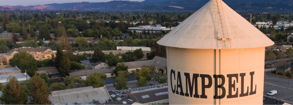 aerial view - campbell, ca - vending in campbell